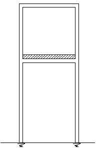 Building shock absorption structure