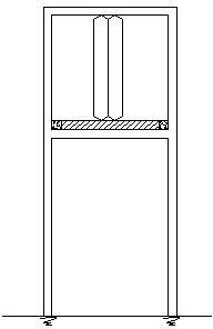 Building shock absorption structure