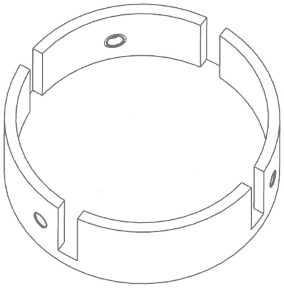 Fixing device for projectile product cabin section welding