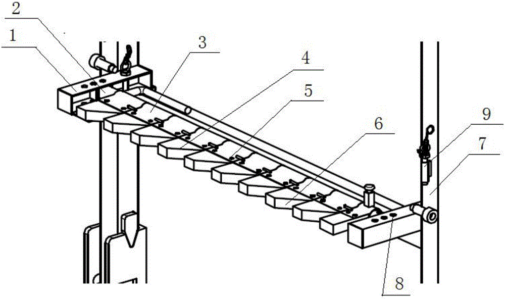 Universal type transportation table supporting arm mechanism for engine cover