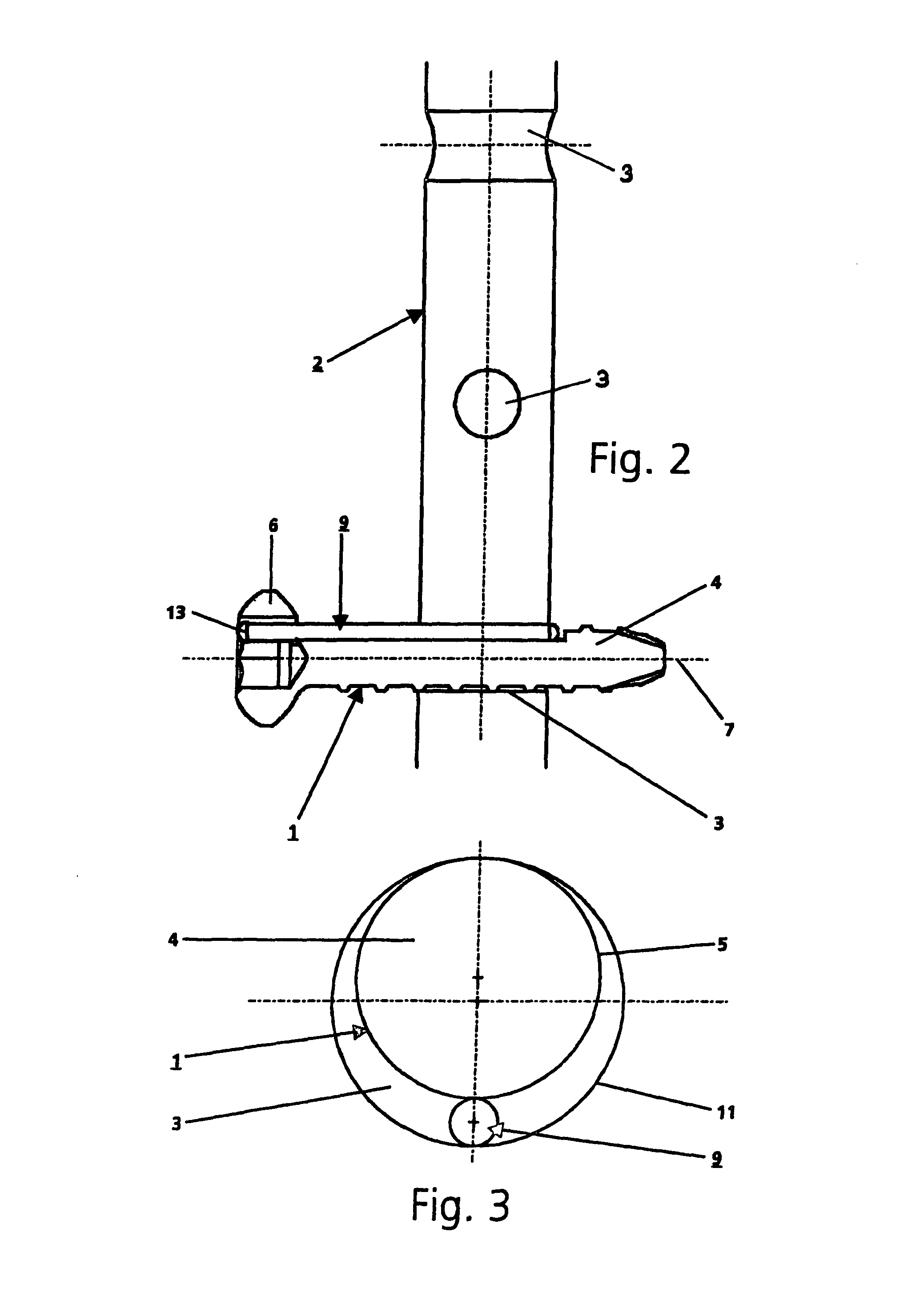 Locking screw for an intramedullary nail