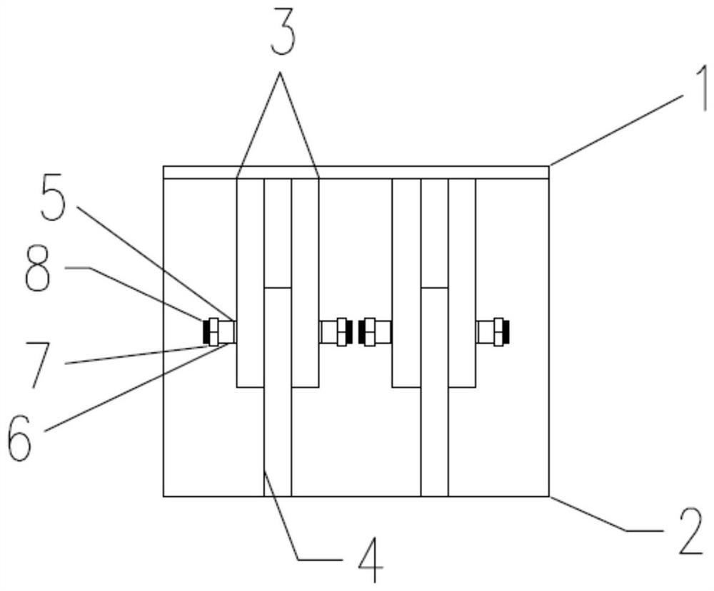 A prefabricated frame intelligent shock-absorbing structure