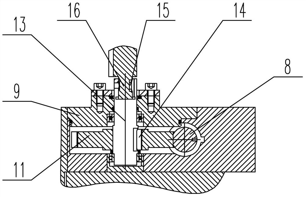 Crankshaft positioning mechanism of numerical control end face milling and center hole drilling machine tool