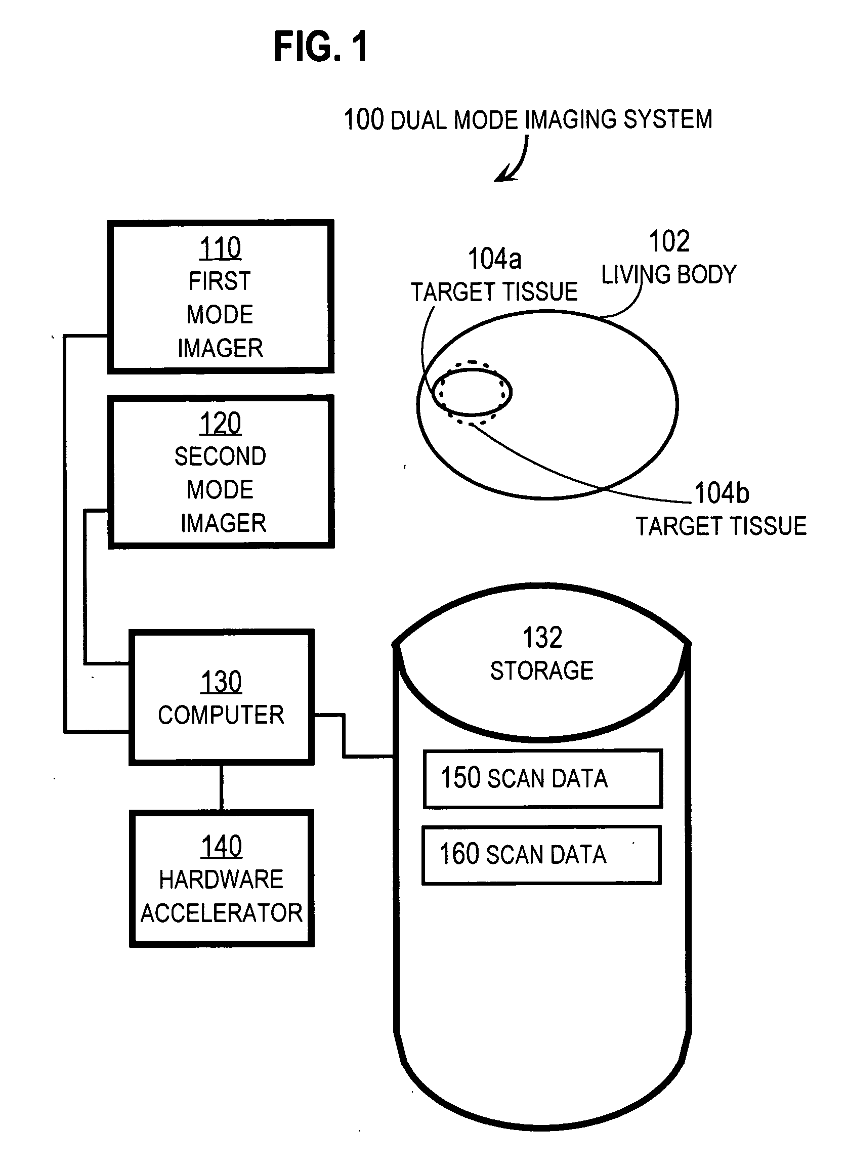 Segmentation of regions in measurements of a body based on a deformable model