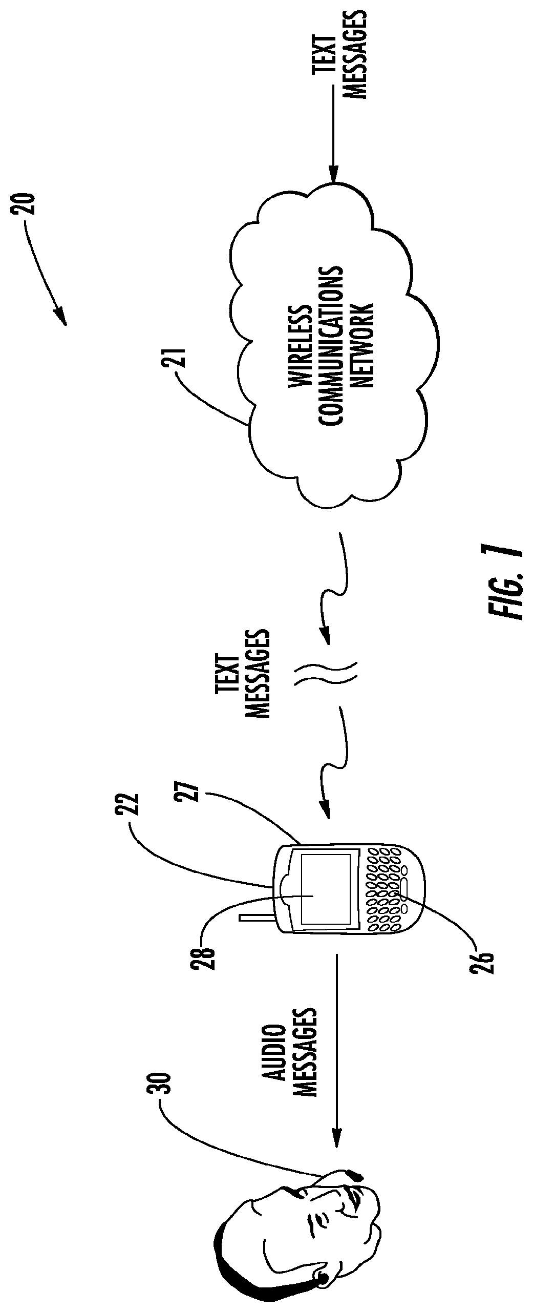 Communications system providing automatic text-to-speech conversion features and related methods