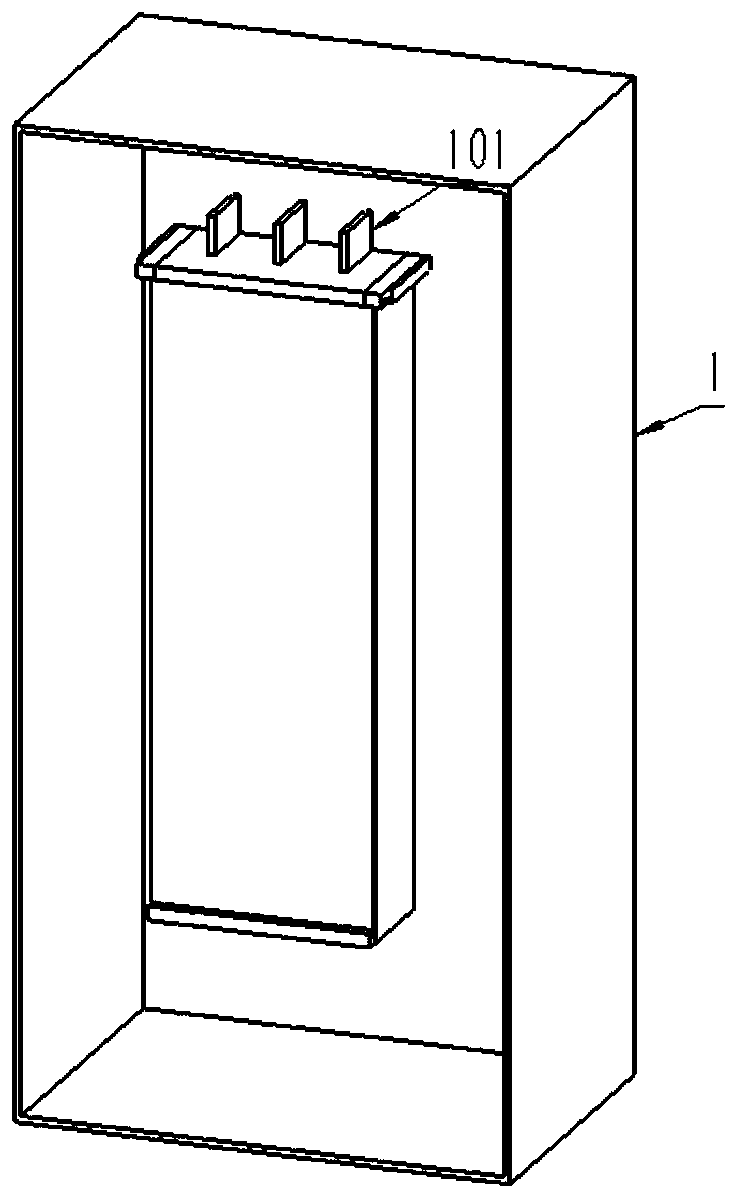 Fast-assembly and fast-disassembly type intelligent outgoing line cabinet bus cover