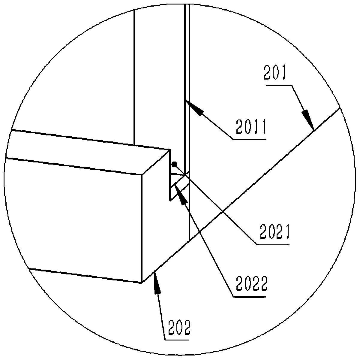 Fast-assembly and fast-disassembly type intelligent outgoing line cabinet bus cover