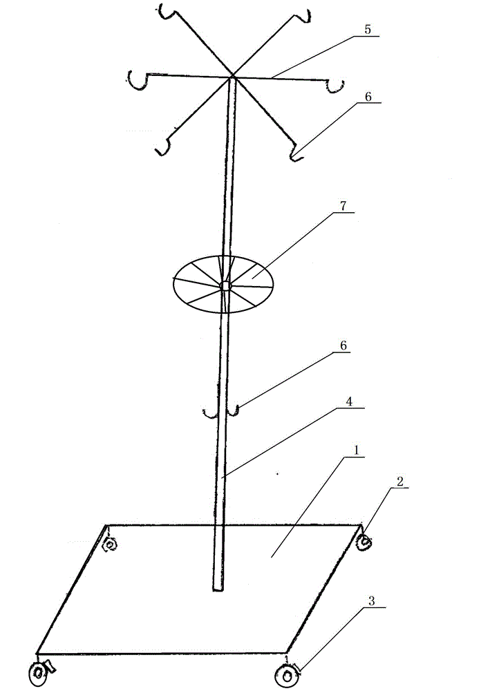 Medical multifunctional support rod