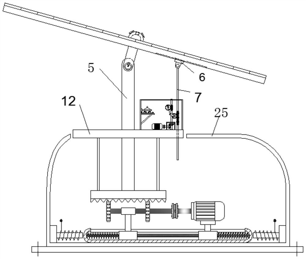 Automatically adjustable solar panel vertical sunlight device