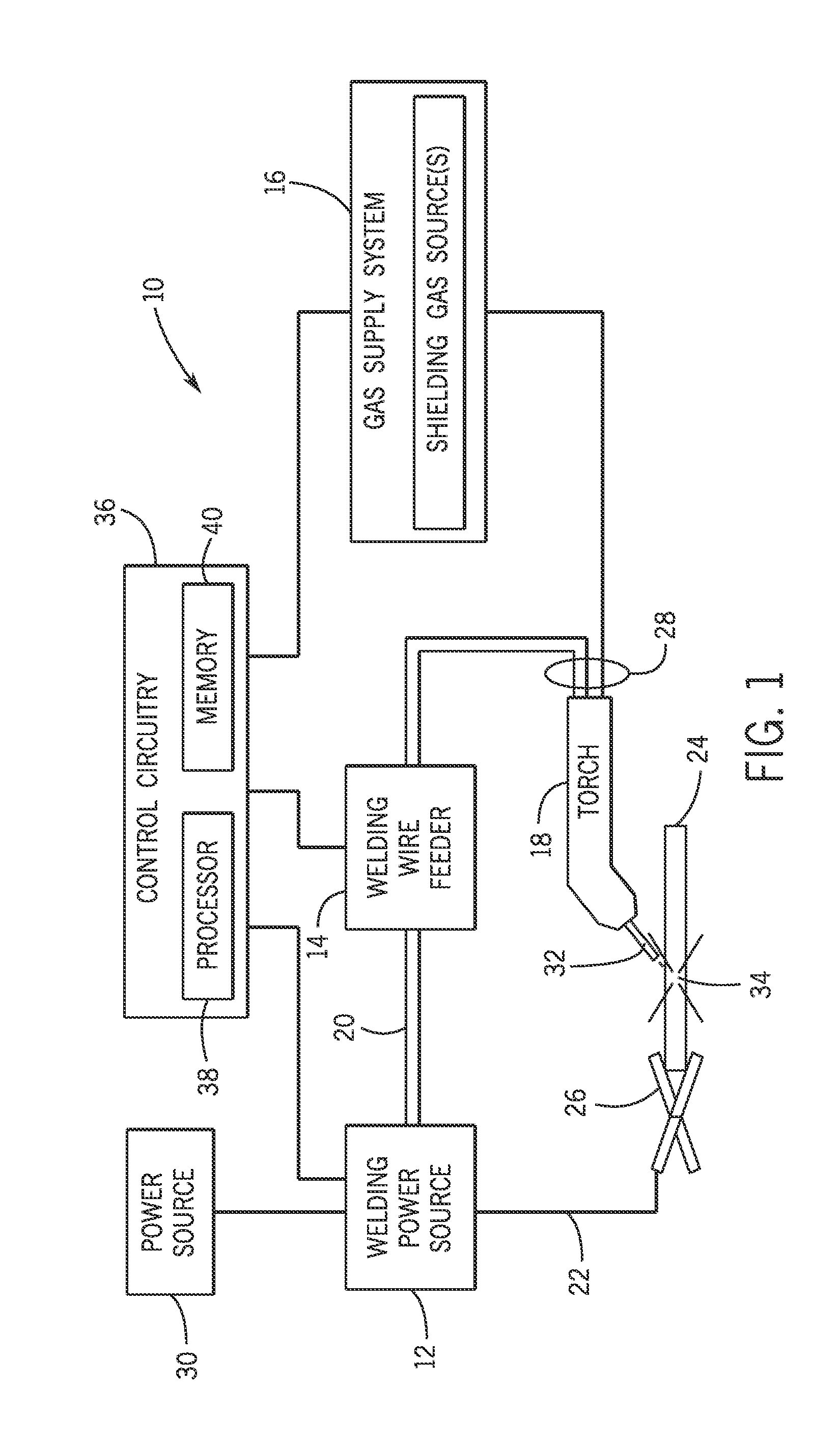 Electrode negative pulse welding system and method