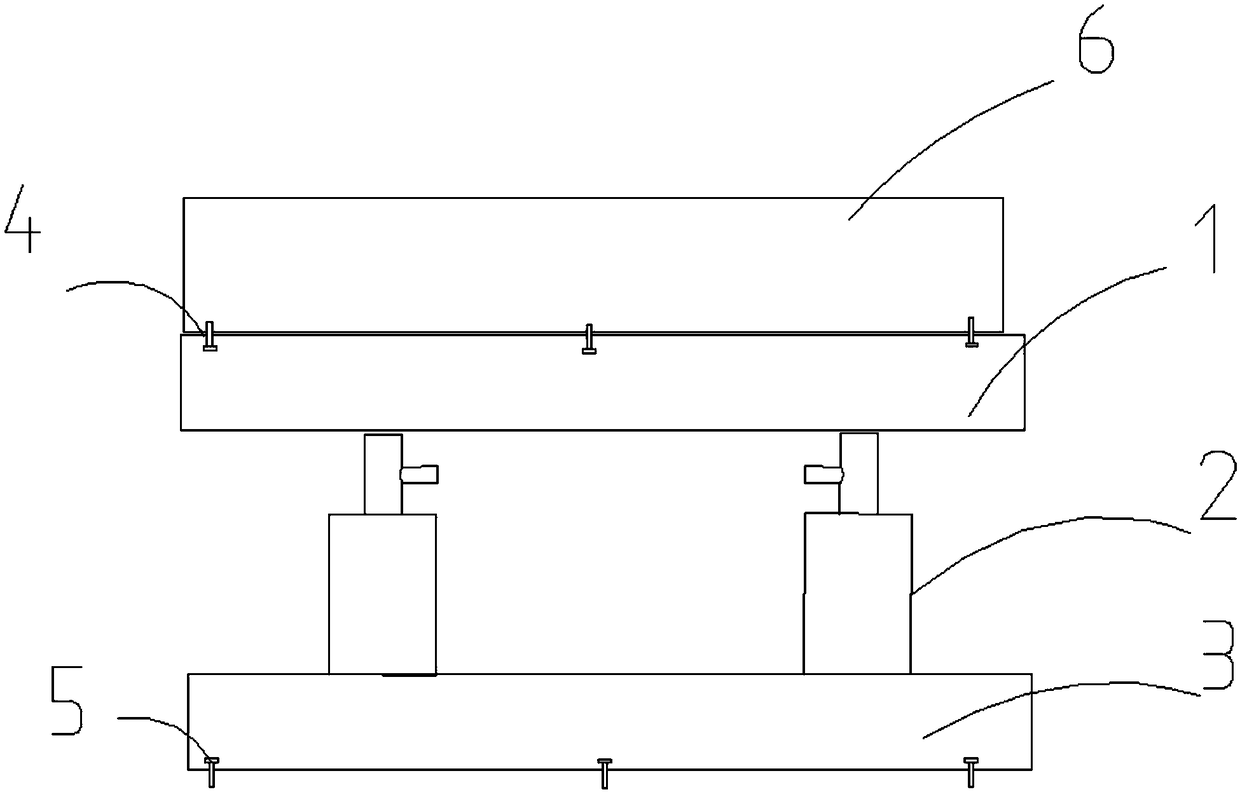 Damping device for bearing server and damping method