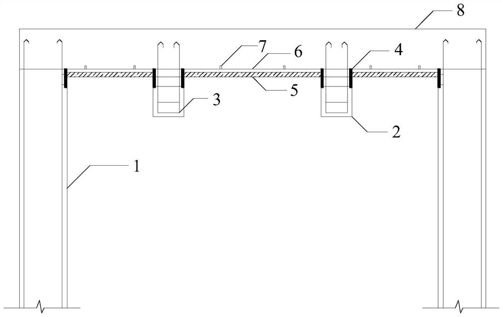 Construction method of unsupported caisson capping