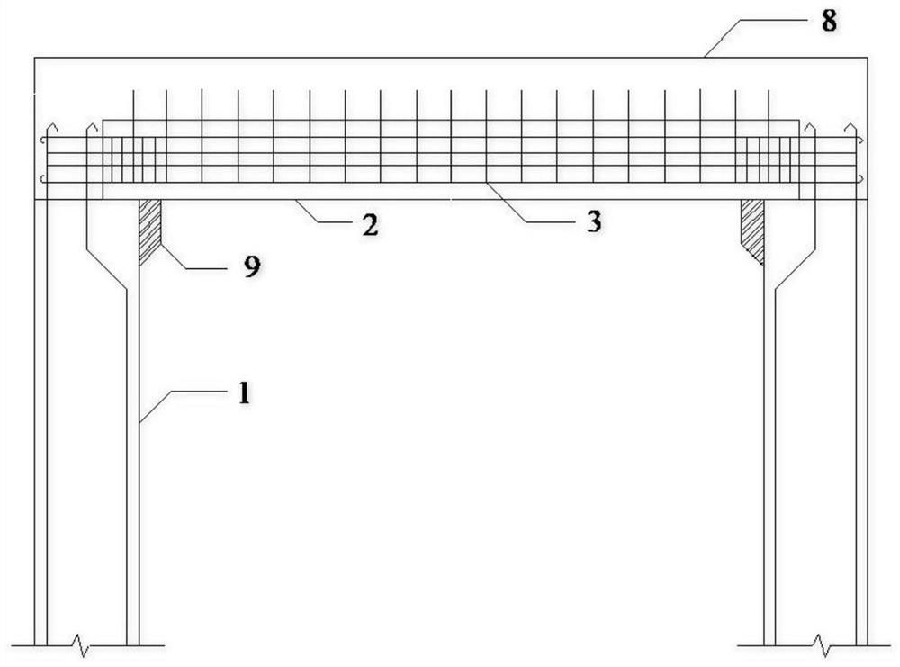 Construction method of unsupported caisson capping