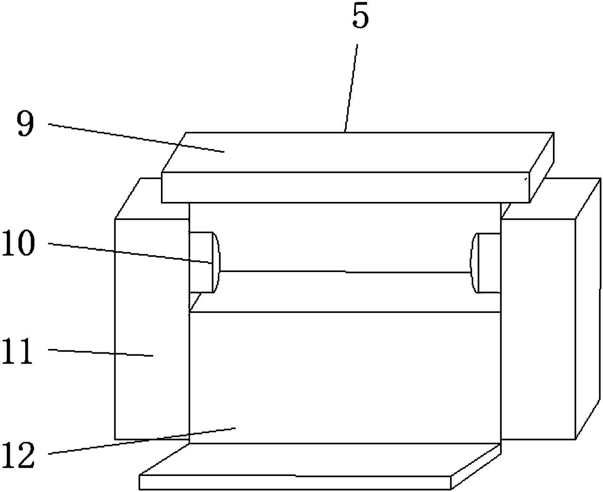 Electronic information device for solar bus station