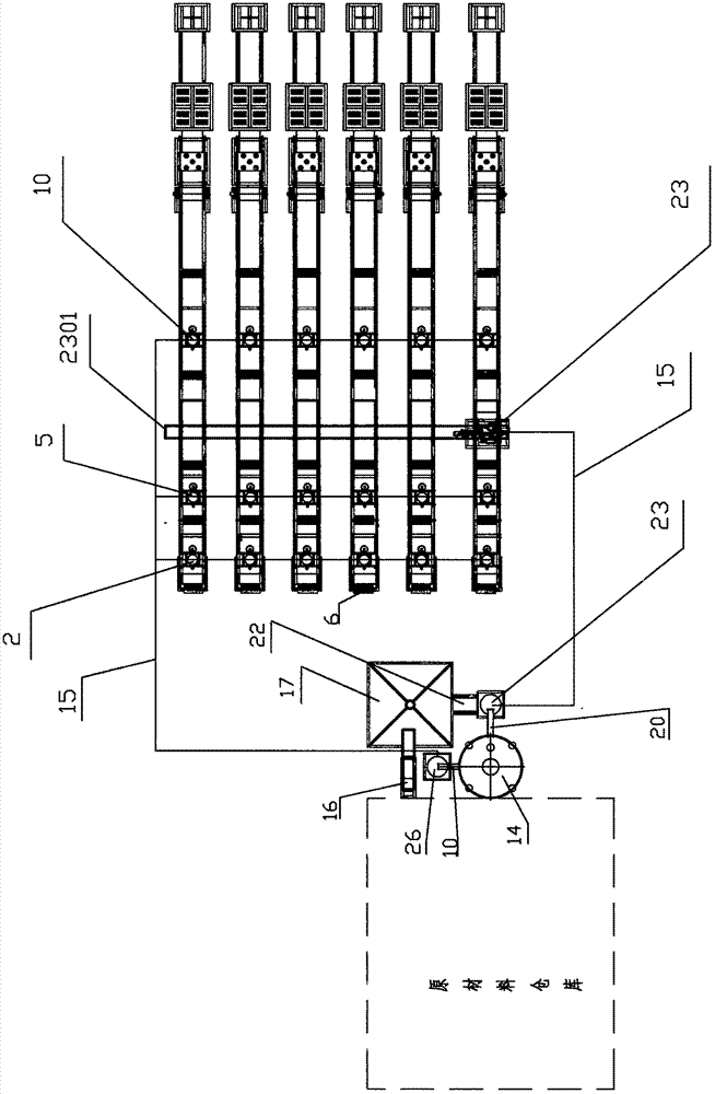 Production line and production method of heat preservation and non-disassembling formwork