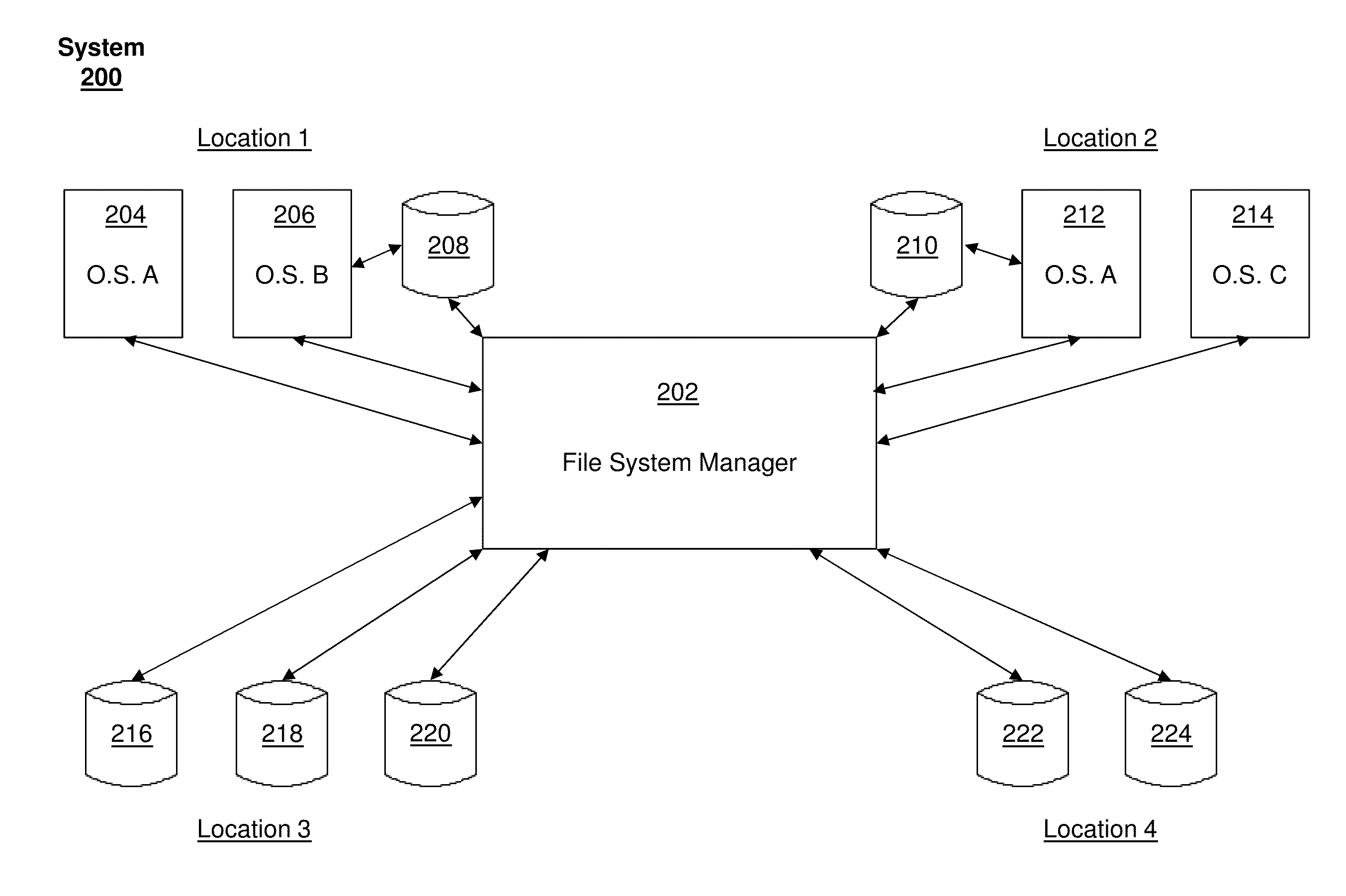 File system manager for customized resource allocation