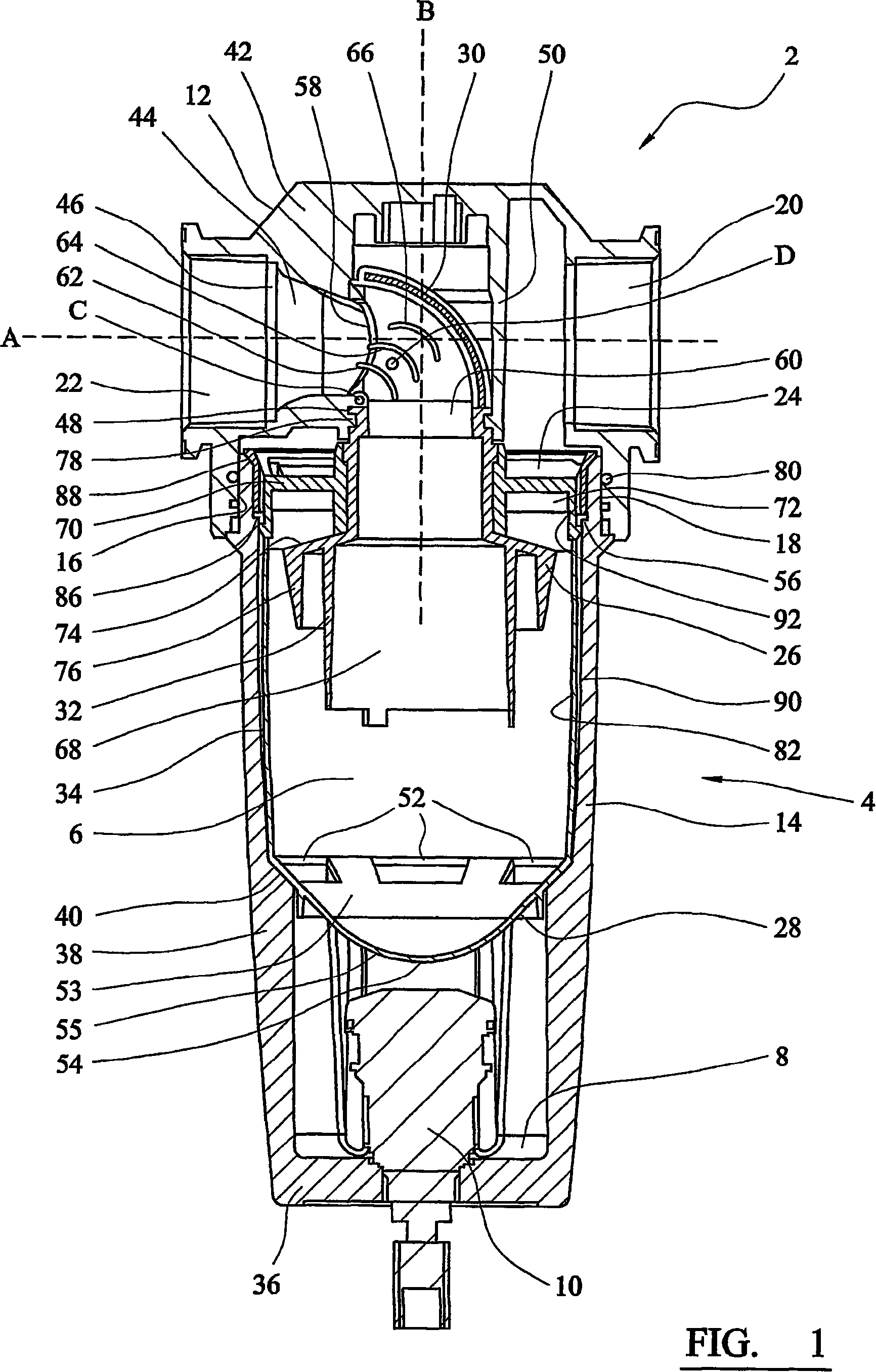 Cyclone Separator assembly