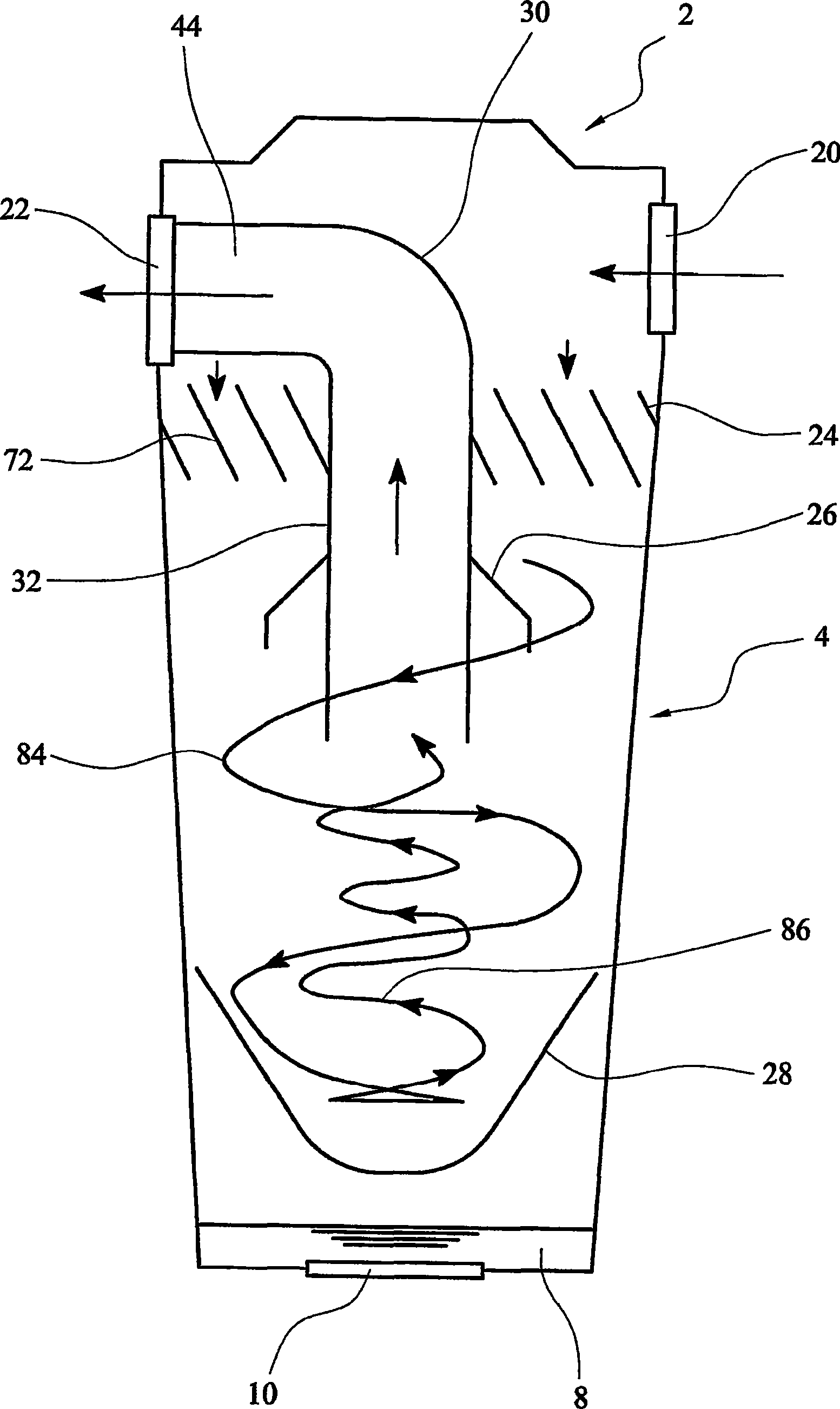 Cyclone Separator assembly