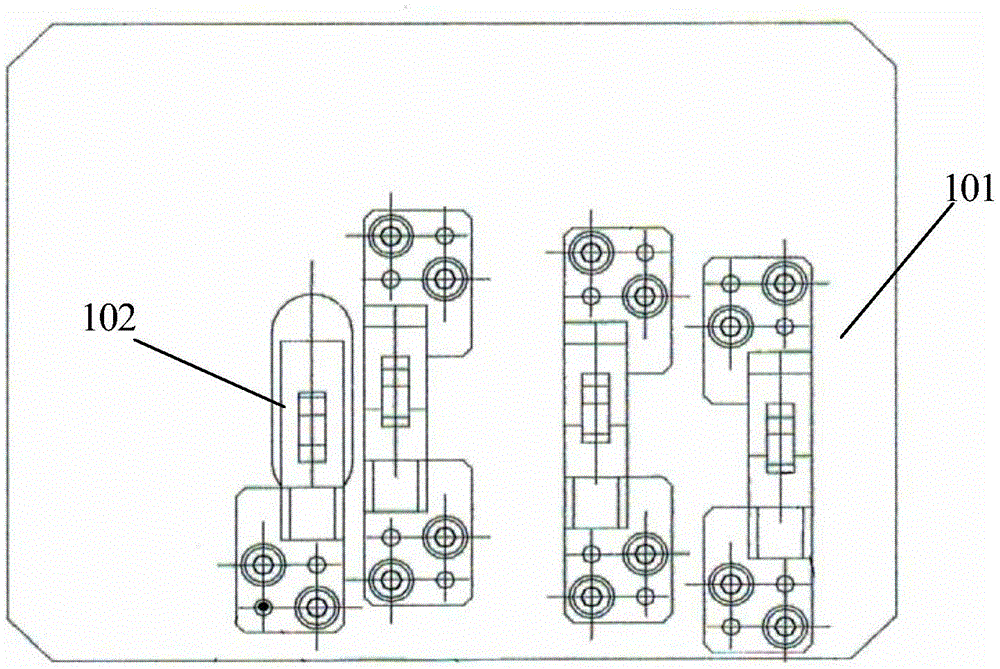 Method and device for measuring channel of guide vane with welded structure