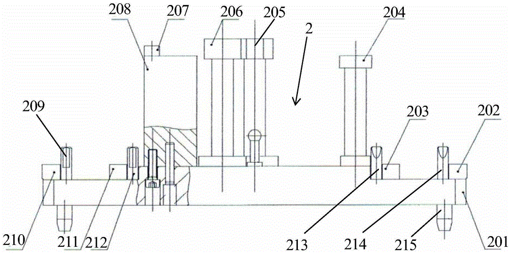 Method and device for measuring channel of guide vane with welded structure