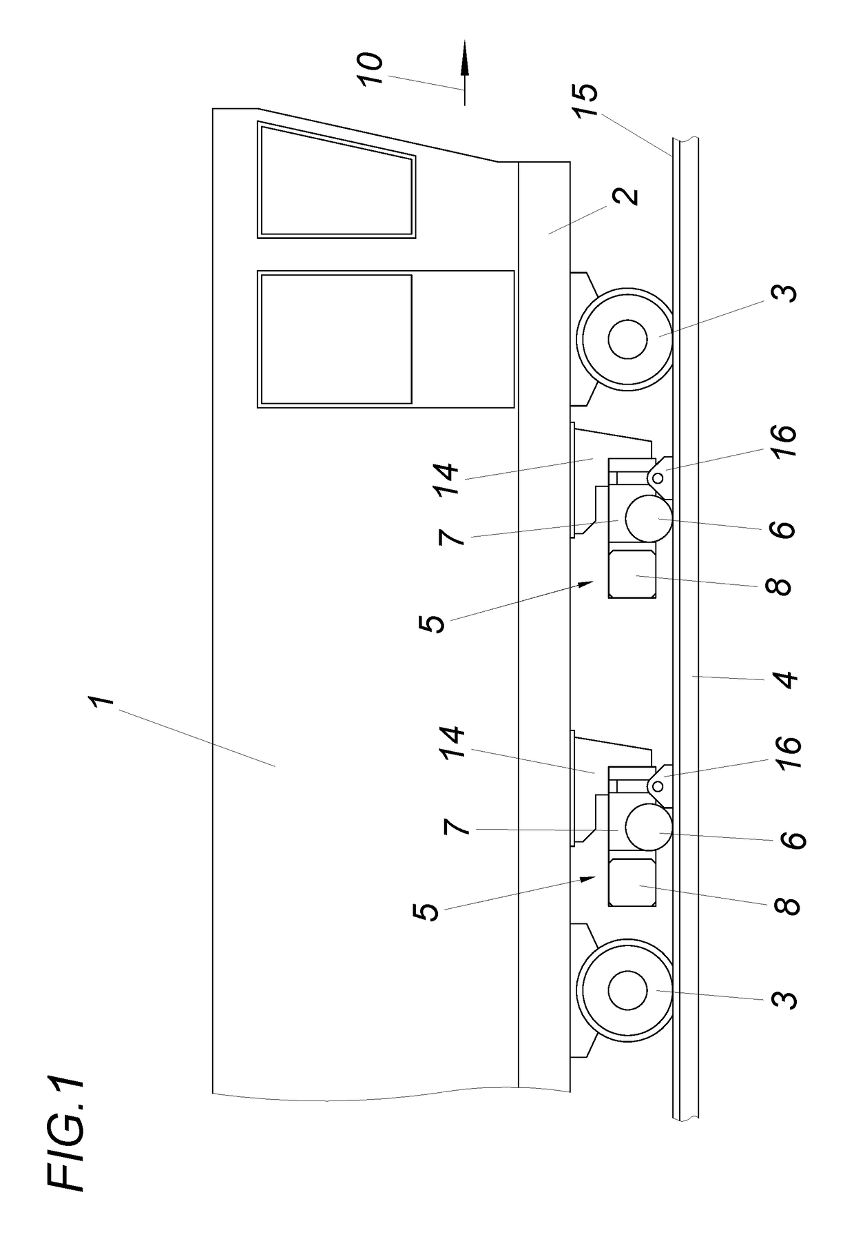 Rail vehicle having a device for finishing the running surface of track rails