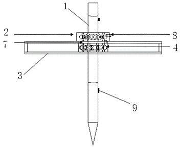 Manufacturing method for field test plot setter and device