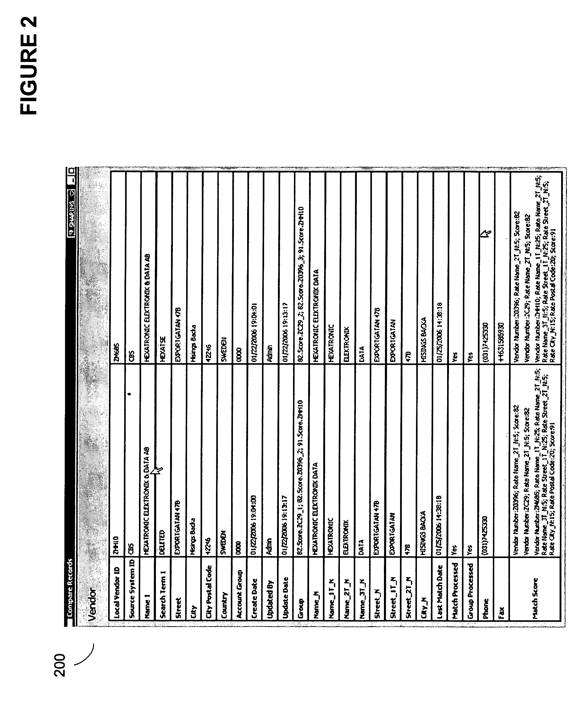 System and method for performing configurable matching of similar data in a data repository