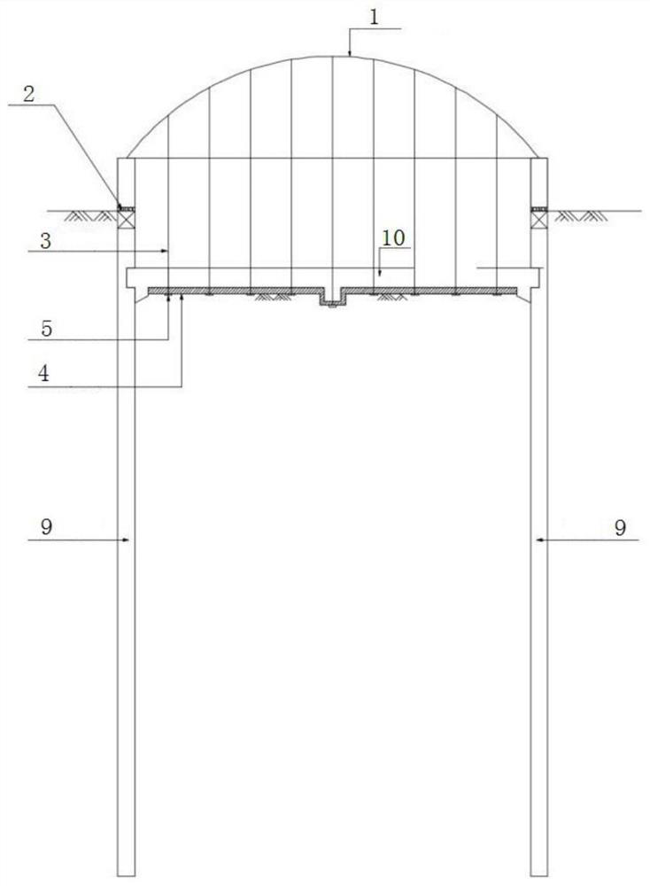 A reverse construction method for underground structures