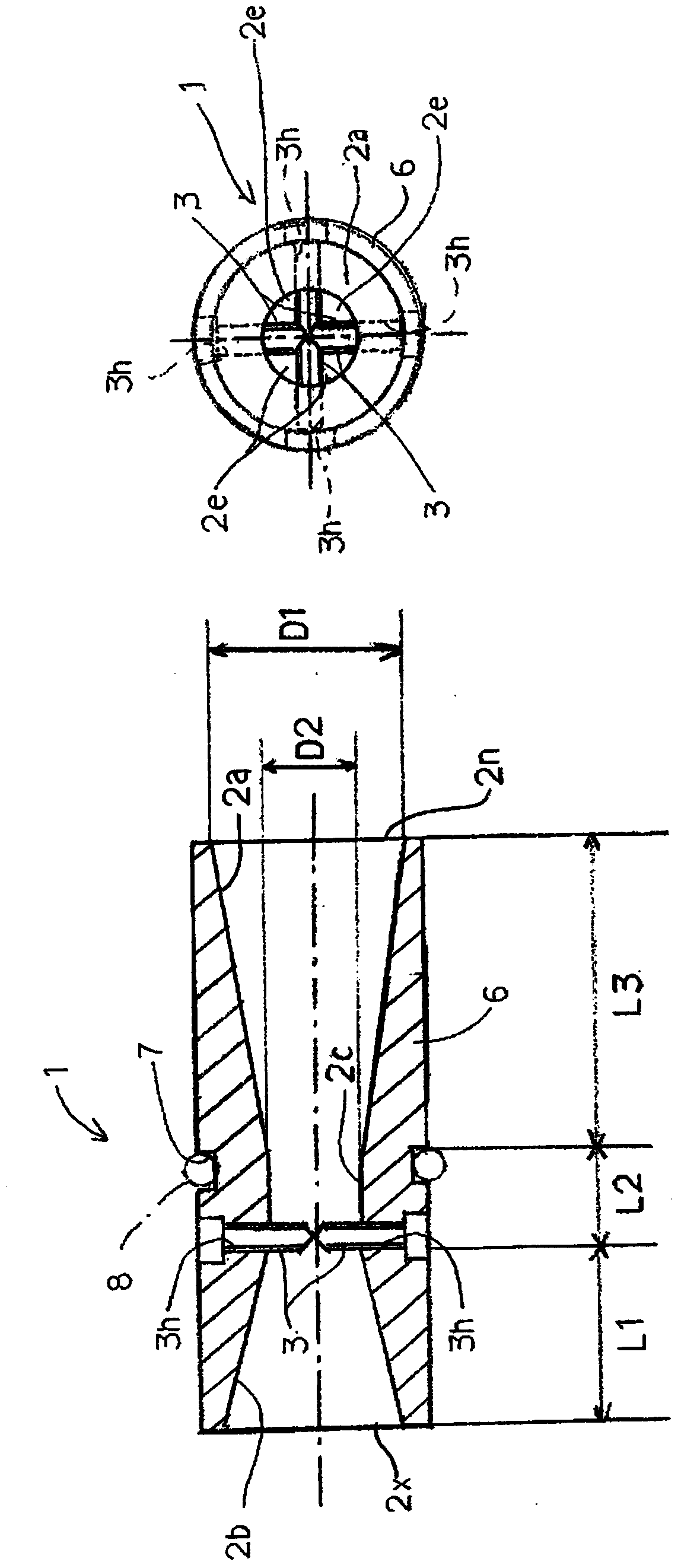 Bubble generating mechanism and showerhead with bubble generating mechanism