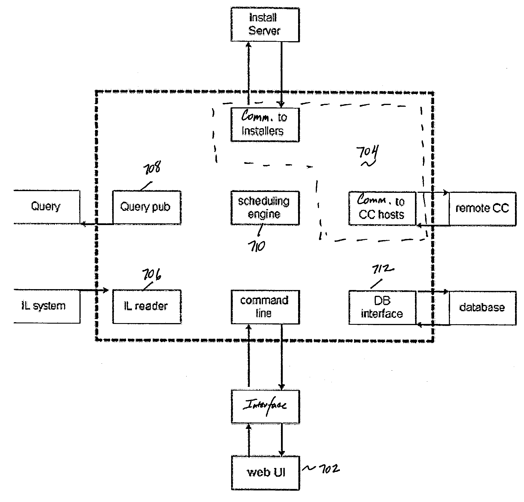 Method of scheduling hosts for software updates in a distributed computer network
