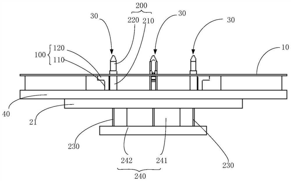 A fixed structure and display brightness detection device