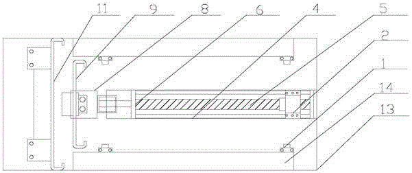 Servo electric propulsion device for low voltage feed switch breaker