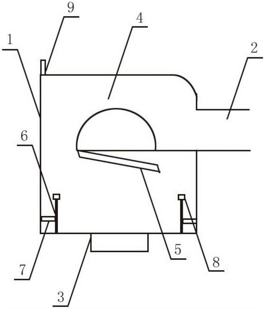 Rotary collecting device of grass chopper