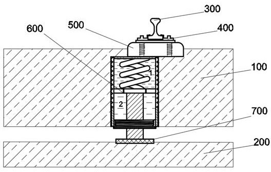 A damper-type floating slab track