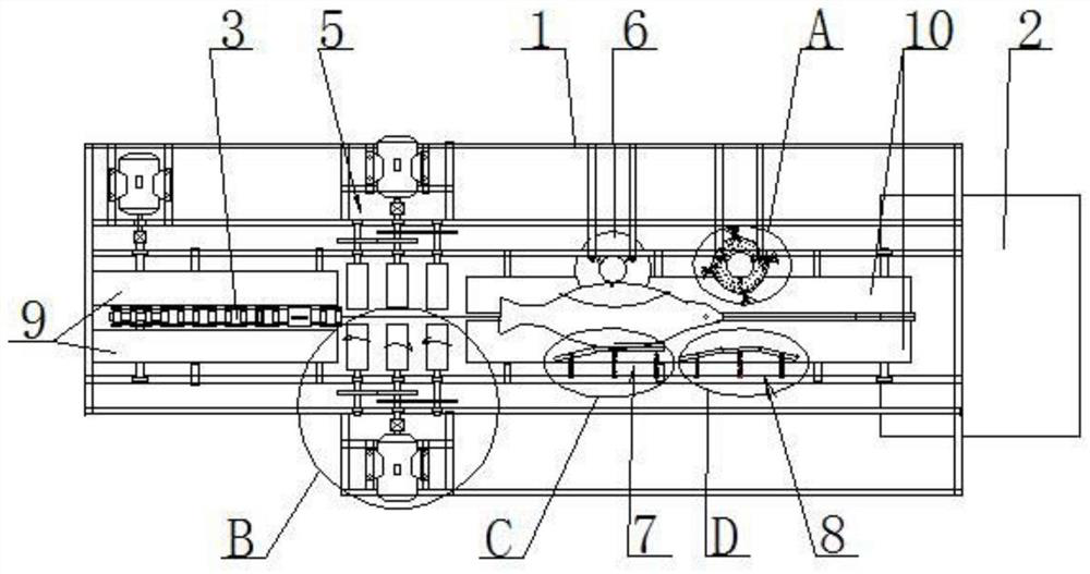 Scaled fish treatment device