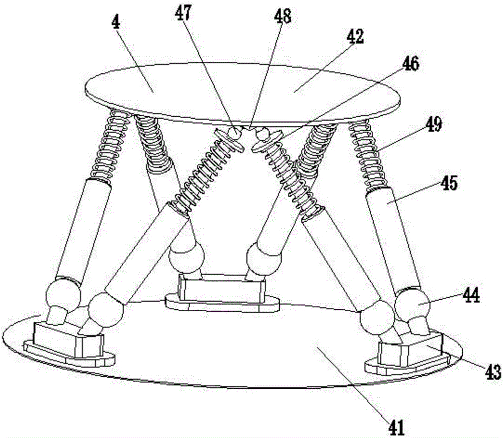 Six-degree-of-freedom fire extinguishing manipulator for power distribution station fire-fighting robot