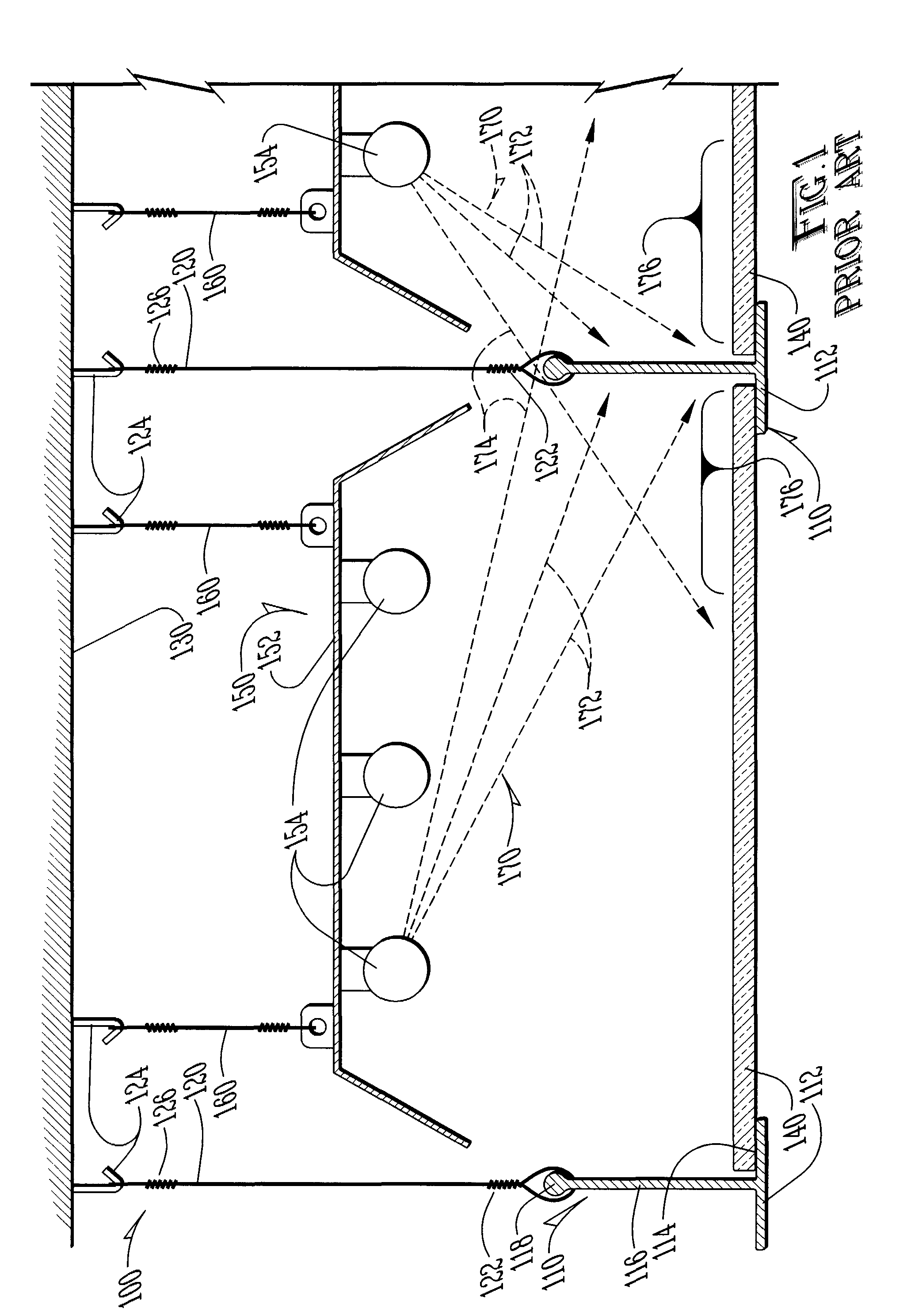 Method and system for creating an illusion of a skylight