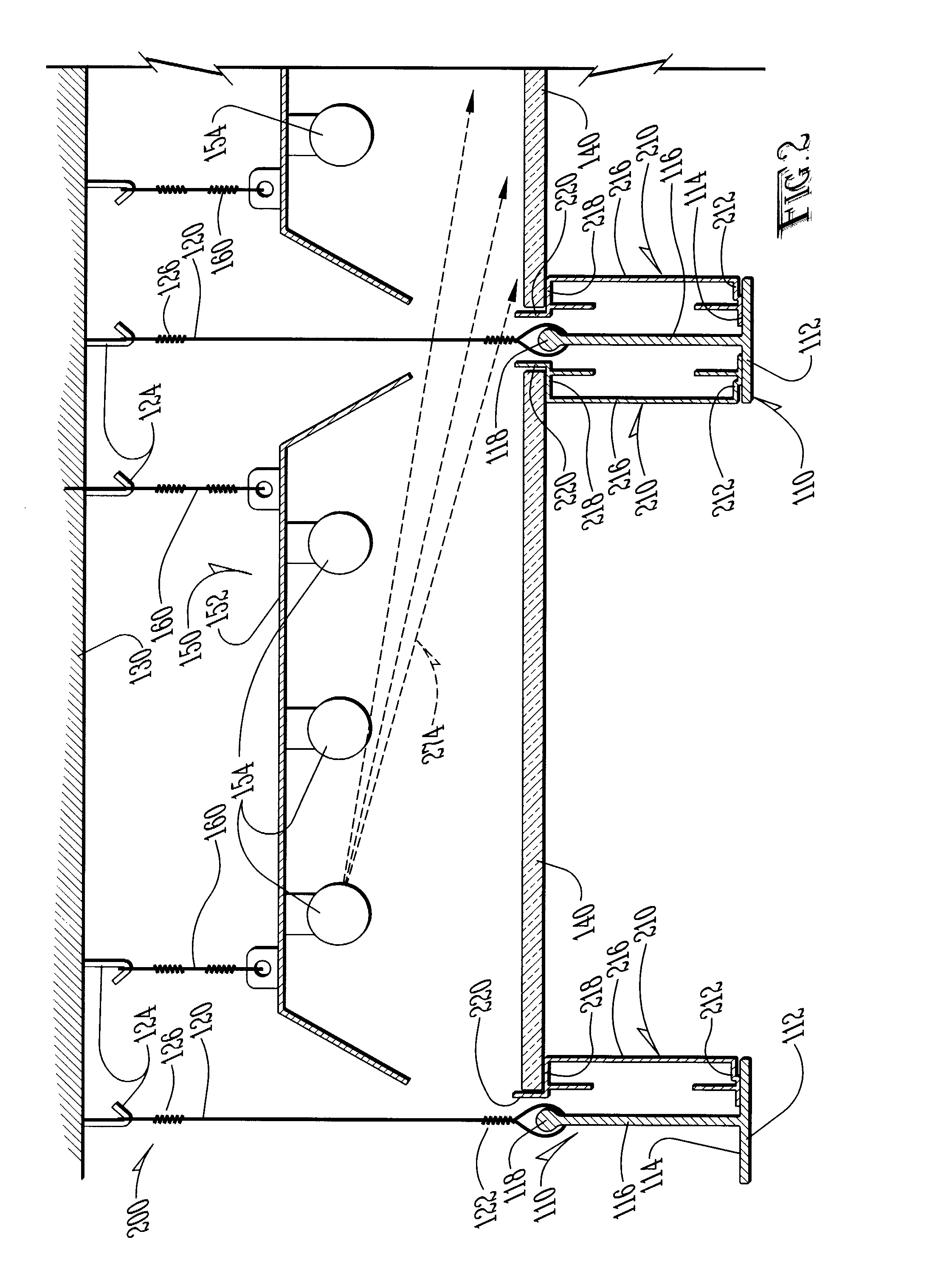 Method and system for creating an illusion of a skylight