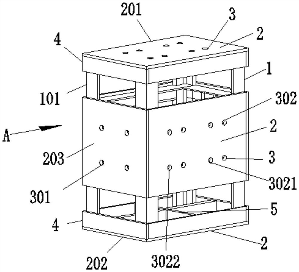 Modularized supporting unit of steel structure