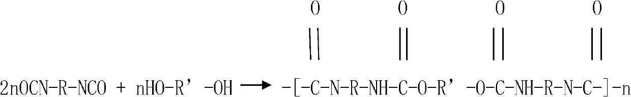 Connecting material for printing composite ink in polyurethane by using high-speed printer and preparation method for connecting material