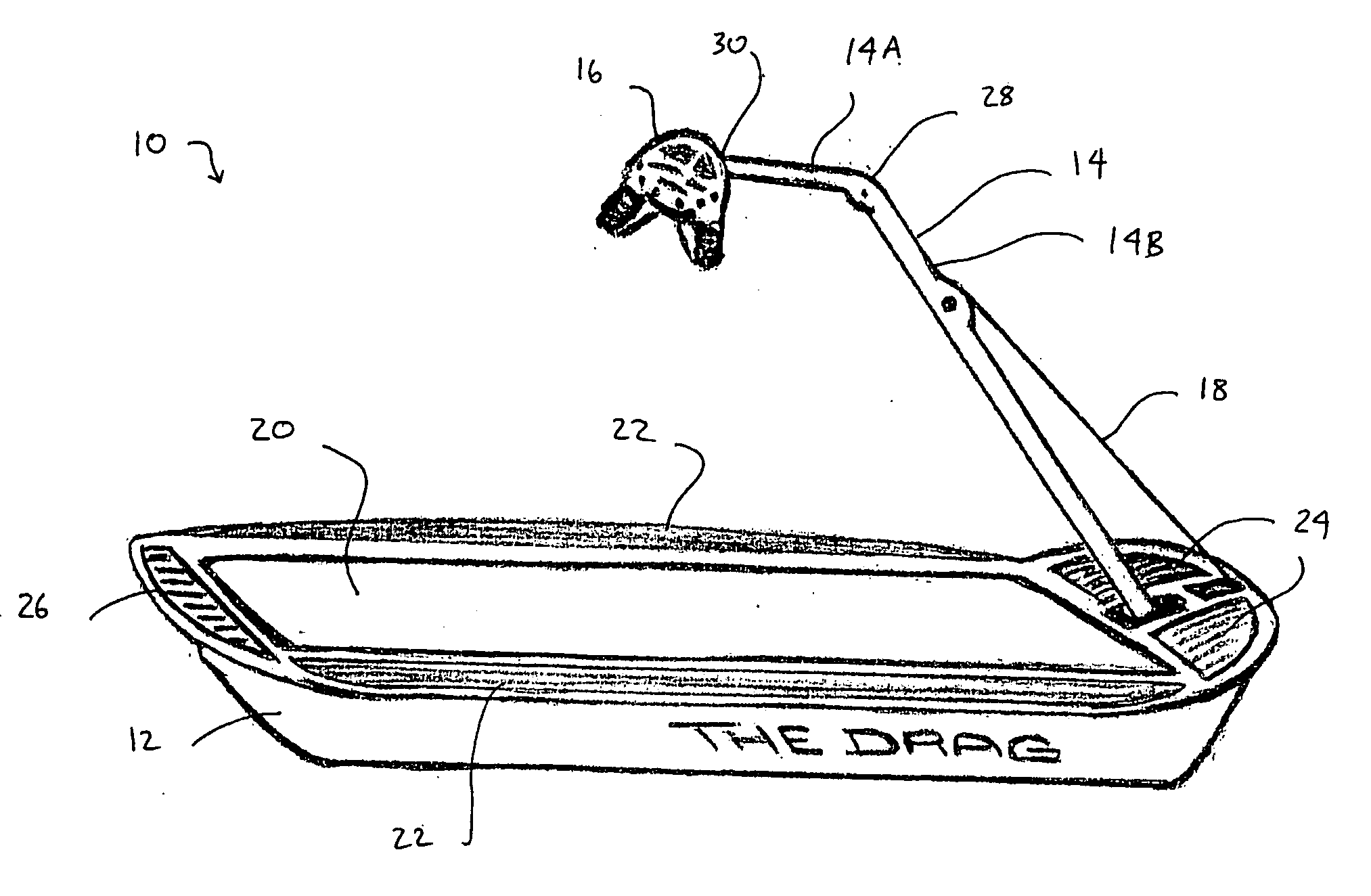 Execise treadmill for pulling and dragging action