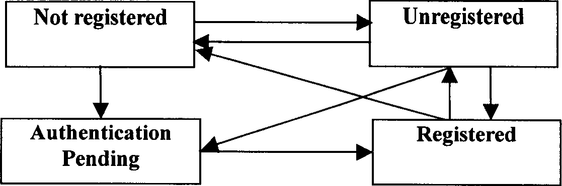 Authentication method, device and system in IMS network