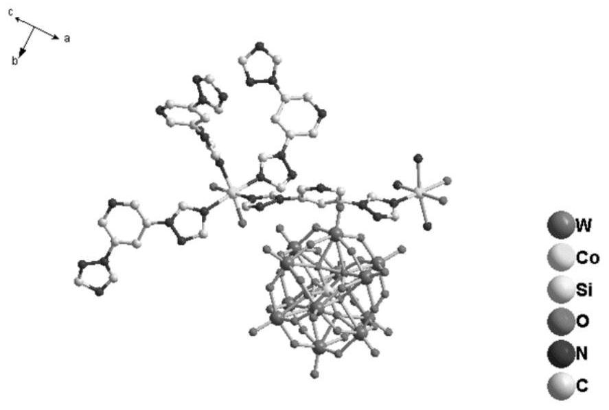 Preparation and catalytic performance of multi-acid-group cobalt organic framework with double interpenetrating structure