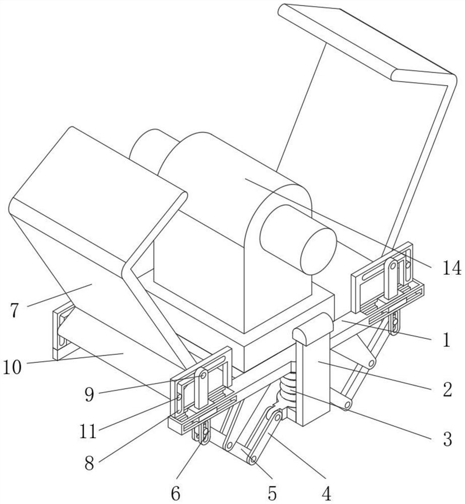 Magnetic suspension type electric power measuring device