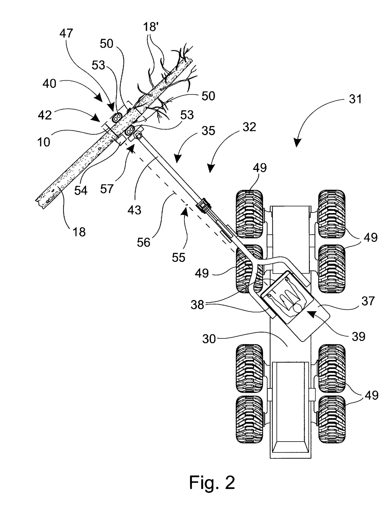 Cutting device and a method of cutting with a cutting device