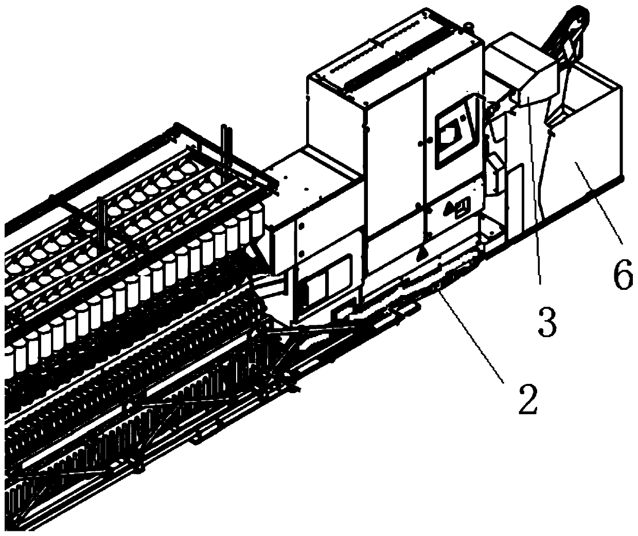 Quick collection and changing device for spinning frame cones