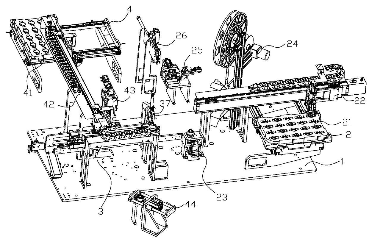 Electronic connector and assembling method and equipment thereof