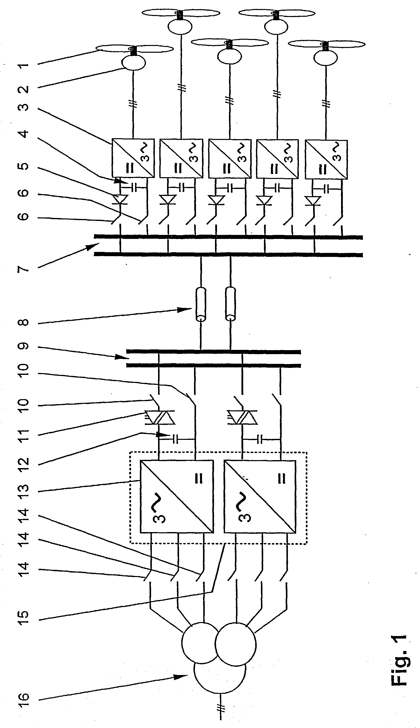 Wind energy system, as well as a method for operating such a wind energy system