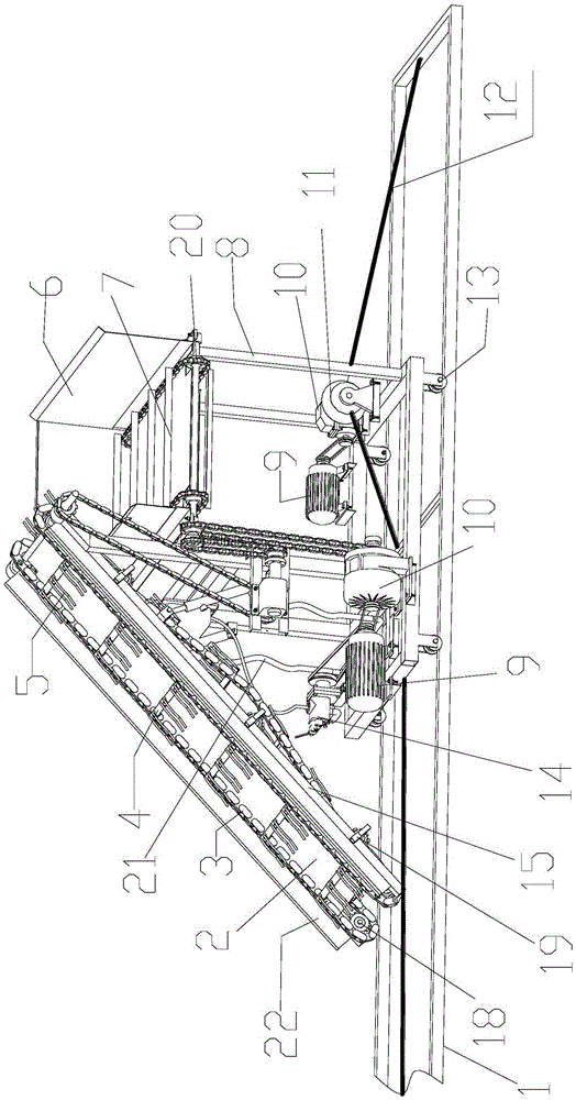 Peanut picking and harvesting test bench