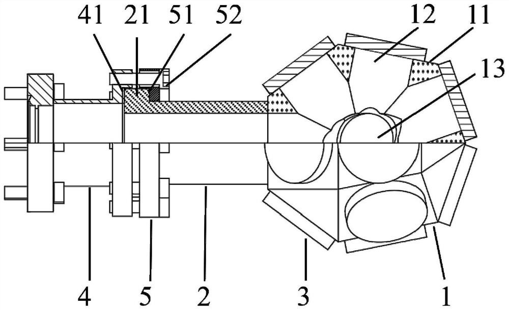 All-glass optical atom cavity with vacuum degree higher than 1*10&lt;-8&gt; Pa and preparation method